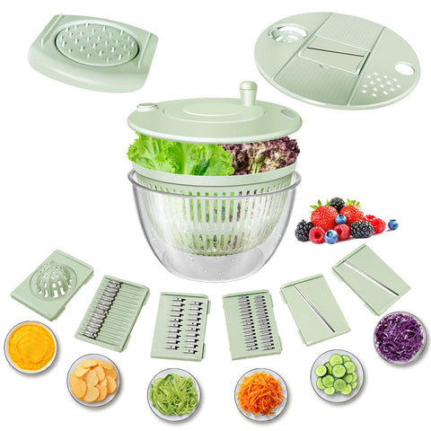 Airpro centrífuga para ensaladas grande para lavar y secar verduras frescas