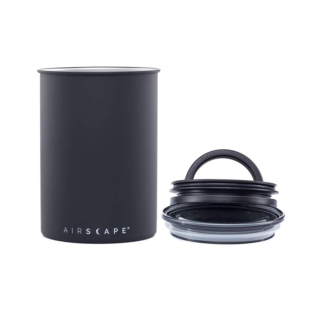 AirScape Lata de Café con tapa interior mantiene el aroma al eliminar oxígeno.