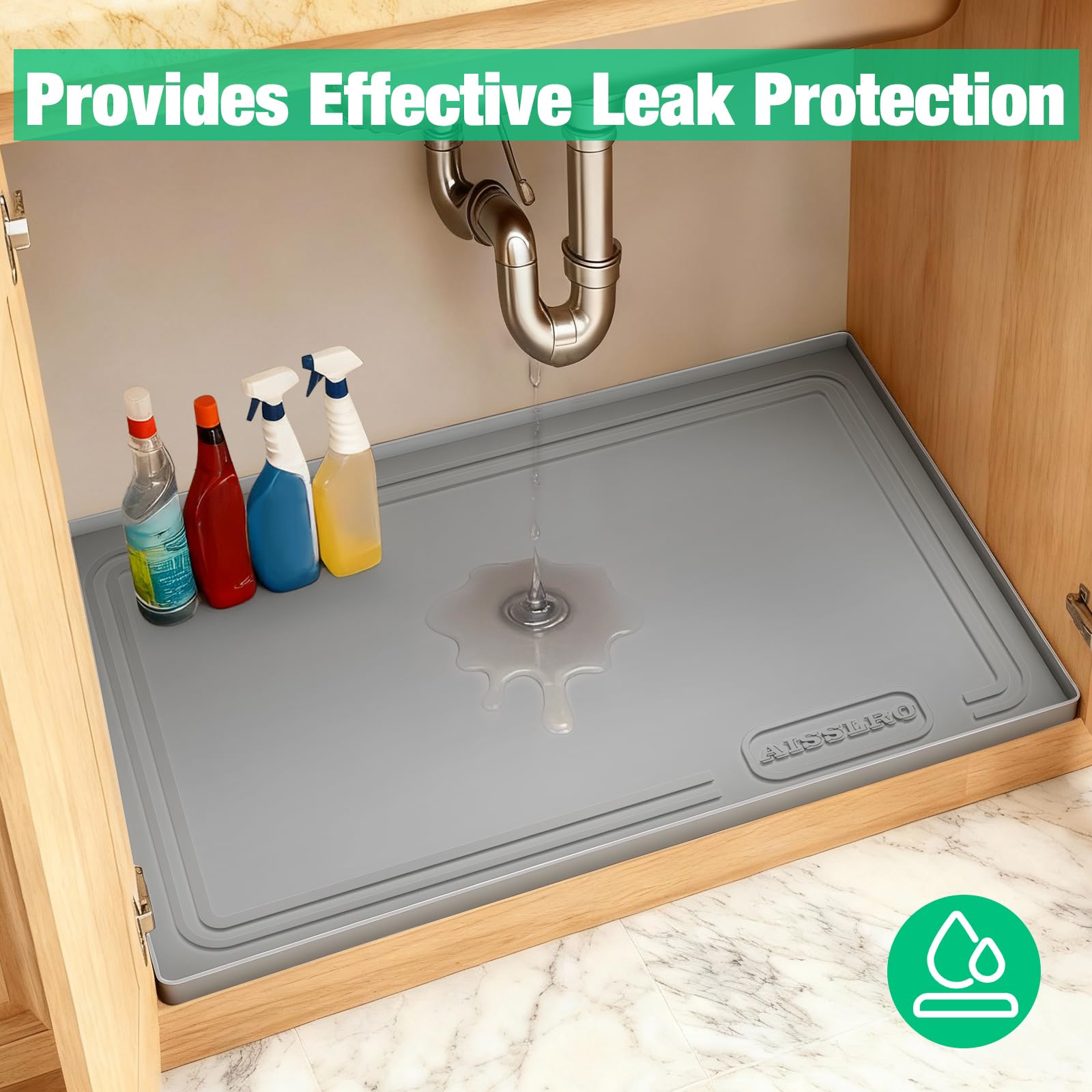 Aisslro tapete silicona libre de BPA, duradero y seguro