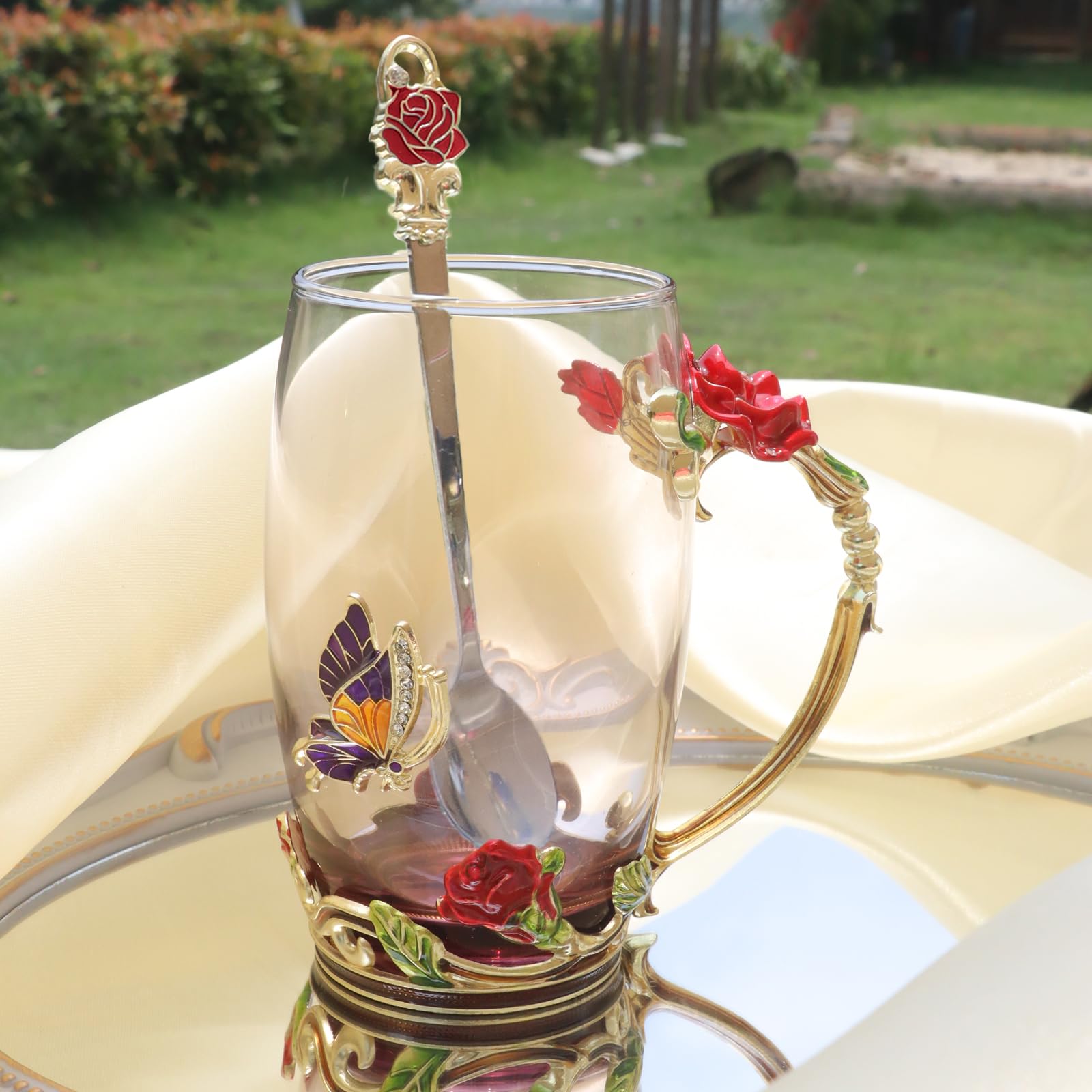 AISVELDY Taza para bebidas calientes, perfecta para té.