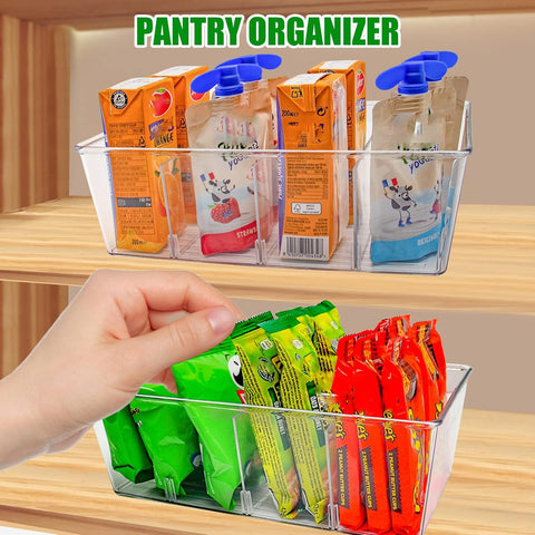 AITOPMART organizador multifuncional, 4 compartimentos, ideal para cajones y estantes
