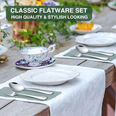 AIVIKI uso diario, cubiertos aptos para lavavajillas según fabricante.