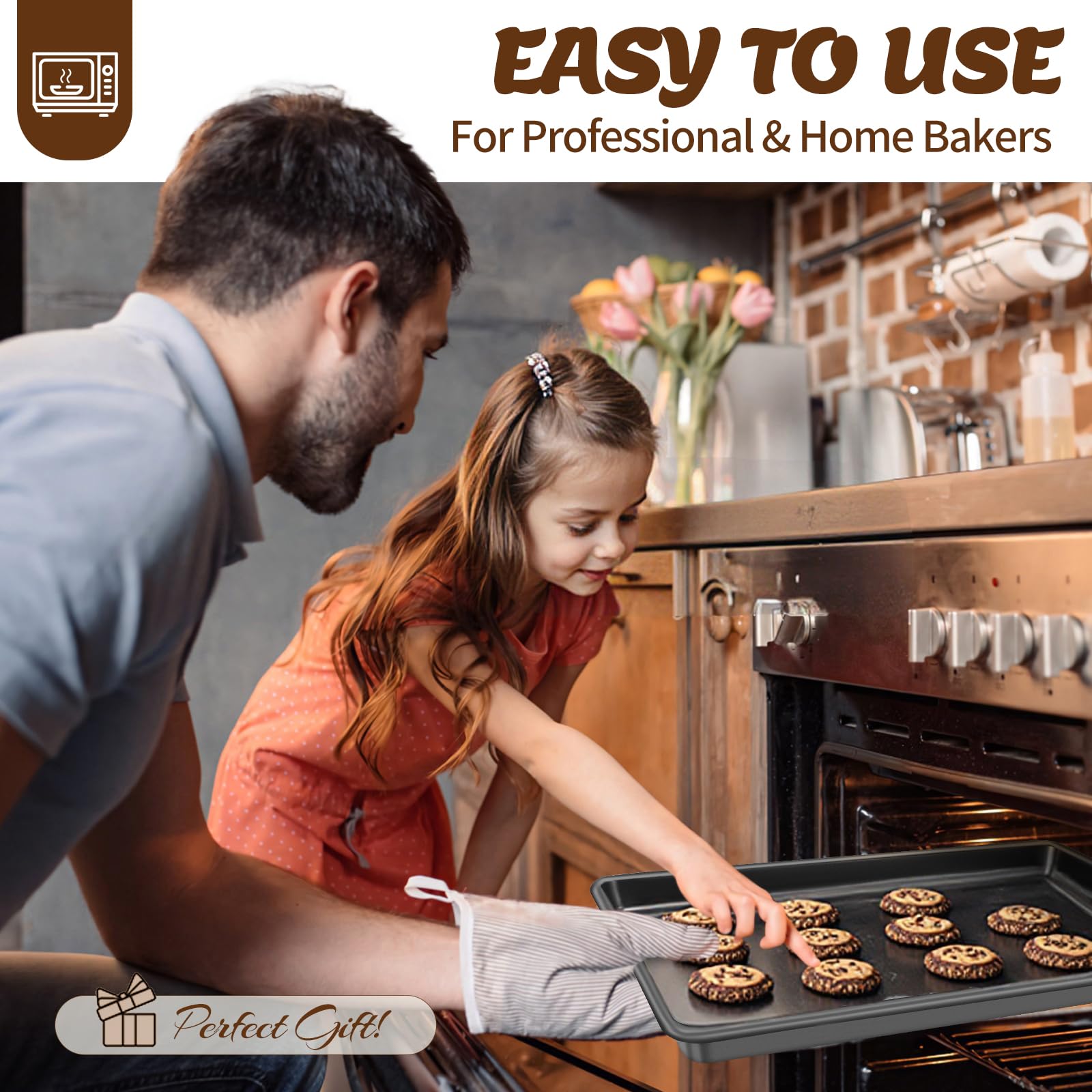 Juego apilable de bandejas AIVIKI, ahorro de espacio en la cocina