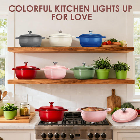 Regalo ideal para bodas con olla rosa AIVIKI de 5qt