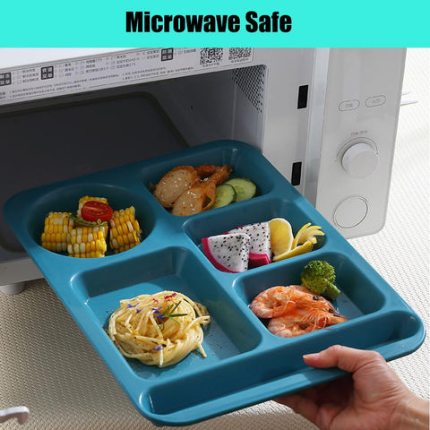 AIYoo plato dividido duradero y ligero, apto para microondas