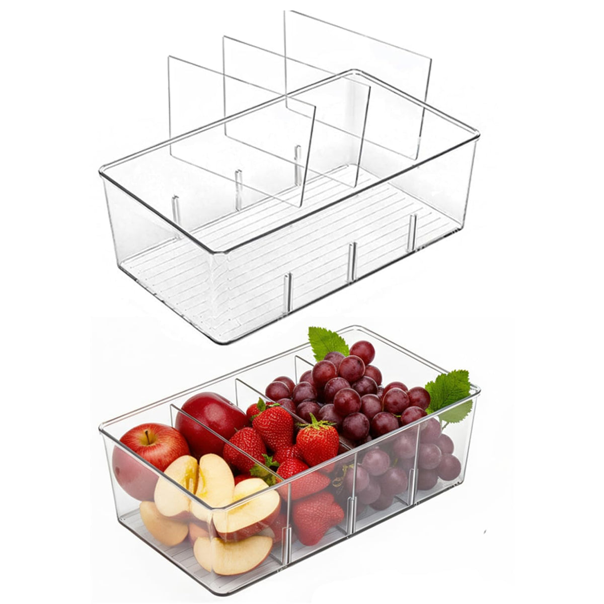 AIYULONG contenedores transparentes 2 piezas para despensa, facilita almacenar snacks
