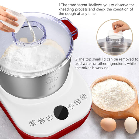 AIZIYO DoughChief cuchilla en S para desarrollo de gluten y masa suave.