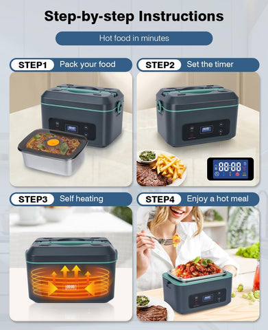 AIZOCO Lunch Box divisor removible para separar comidas