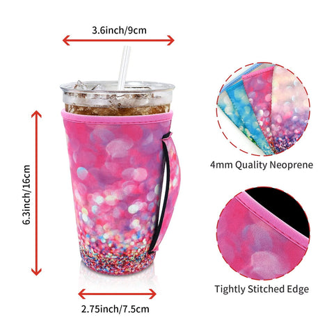 AJLTPA conjunto de 4 fundas para vasos 30-32 onzas.