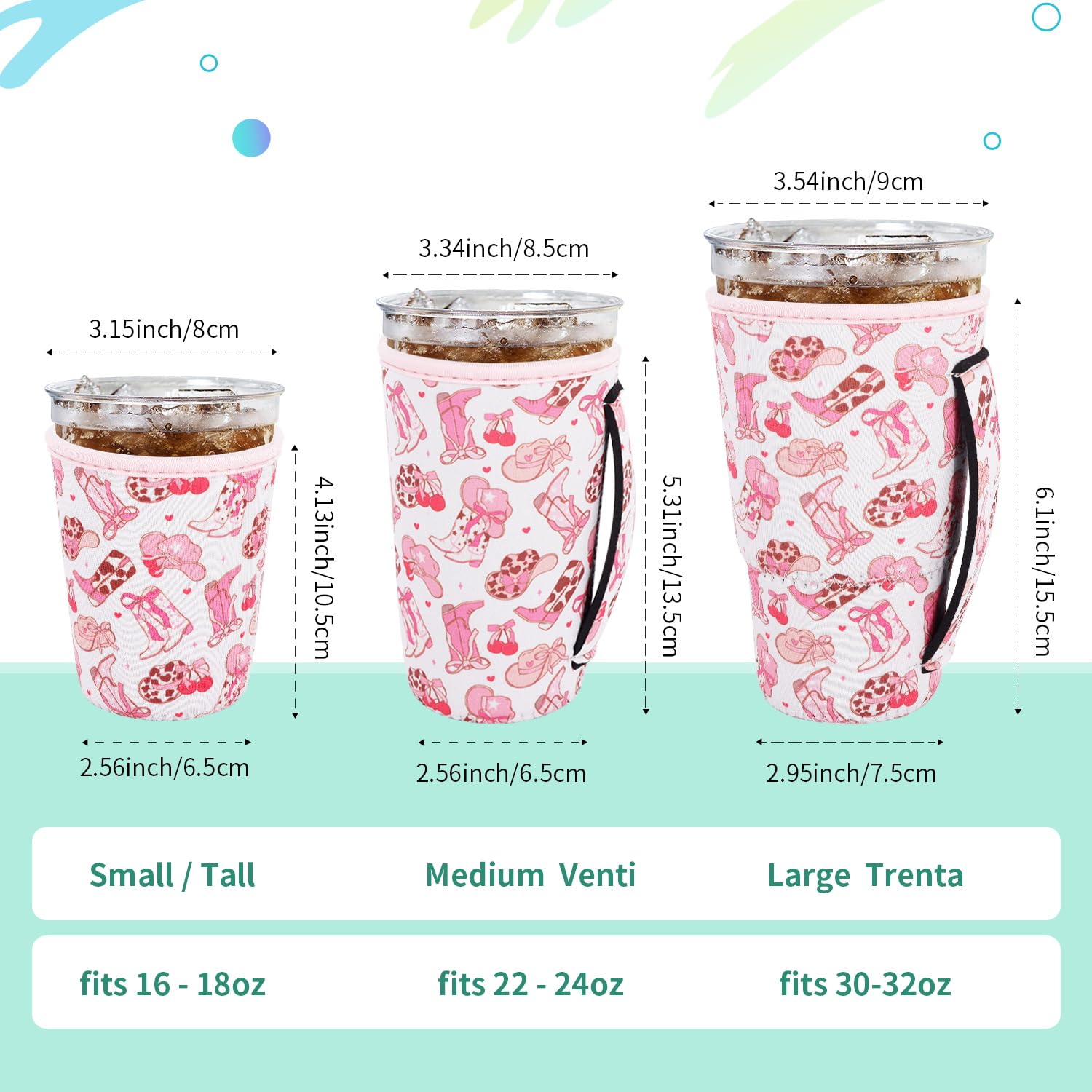 AJLTPA diseño único de aislante de neopreno para bebidas frías con estilo.