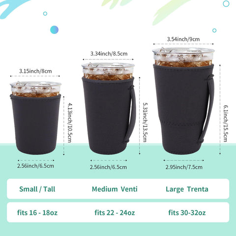 AJLTPA funda aislante con asa 22-24 onzas mantiene la bebida fresca.