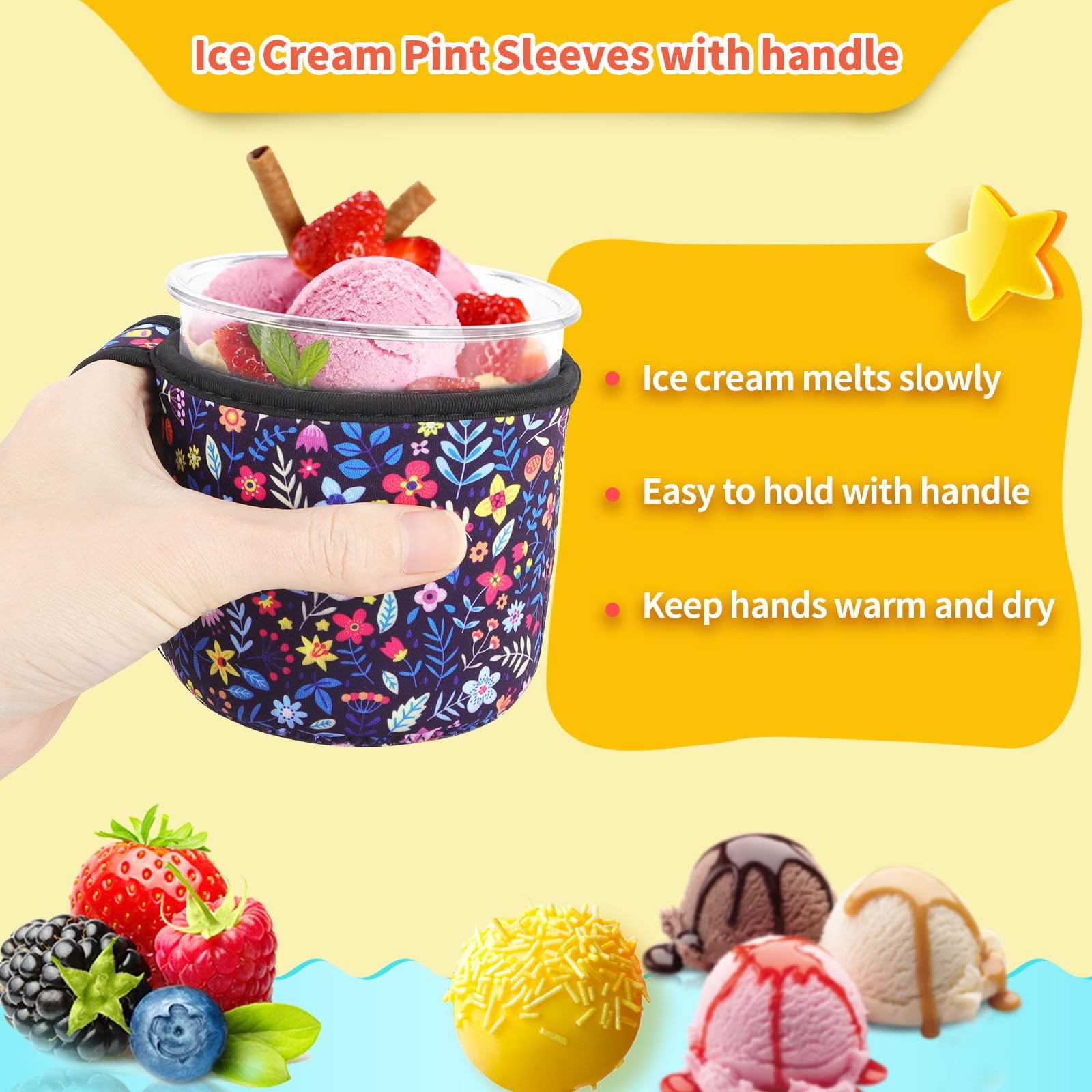 AJLTPA funda-helado-neopreno-compatibilidad: compatible con Ninja Creami y Talenti 16oz.