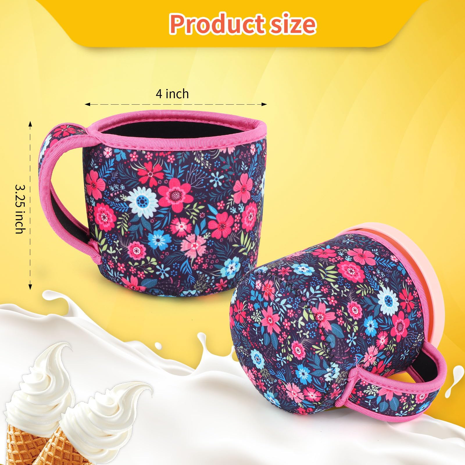 AJLTPA funda-helado-neopreno-condensacion: protege la mano y mantiene limpio.