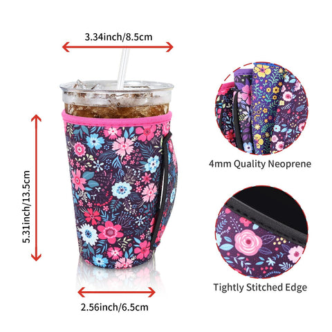 Manija ergonómica AJLTPA facilita sujetar la taza 22-24oz durante el desplazamiento.