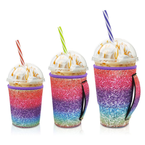 Manga aislante AJLTPA para café frío 16-18 oz protege las manos.