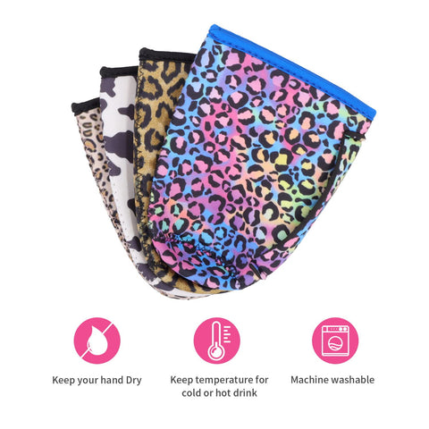 Manga aislante para tazas 30-32 oz con ajuste seguro.