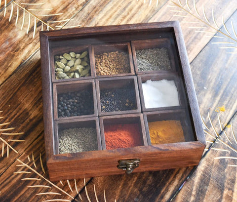 Ajuny organizador de especias para cocina, ideal para despensa ordenada.