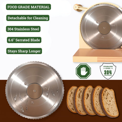 Akia Collection Hoja de acero inoxidable de calidad alimentaria para cortes limpios