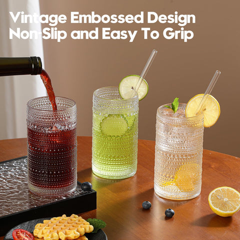 Vaso transparente Akutaa Vintage para mesas modernas o clásicas.