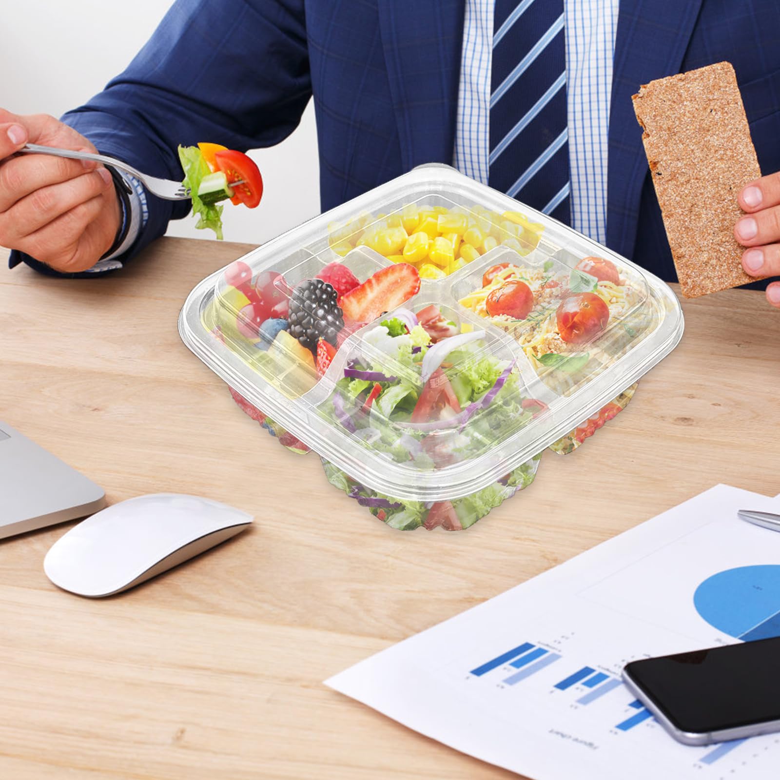 Alaeseje: tapas seguras para mantener alimentos secos y organizados durante el día.