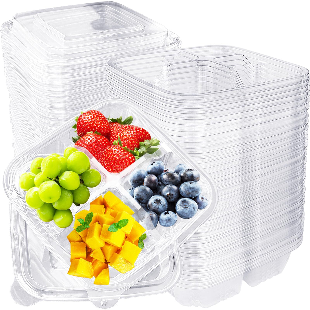 Alaeseje: vista de los 4 compartimentos para porciones equilibradas en cada comida.