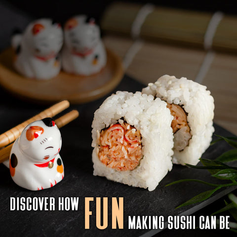Alas Set de Sushi 20 Piezas: cortador de pepino para tiras perfectas