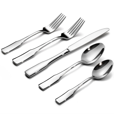 Alata Kate: juego de cubiertos 20 piezas para servir 4, elegante y práctico.