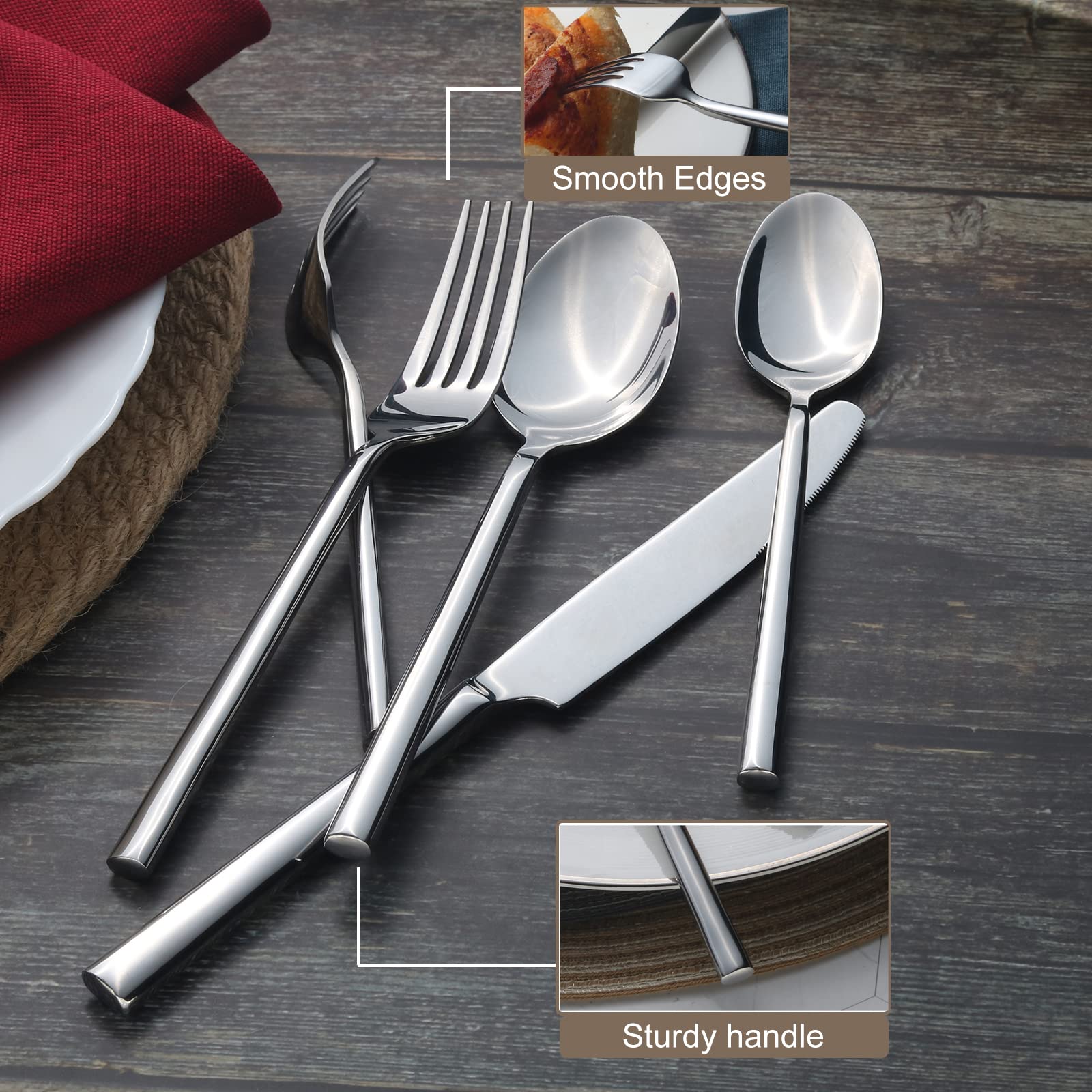 Alata Potter, juego para 12, elegante para cenas formales y reuniones