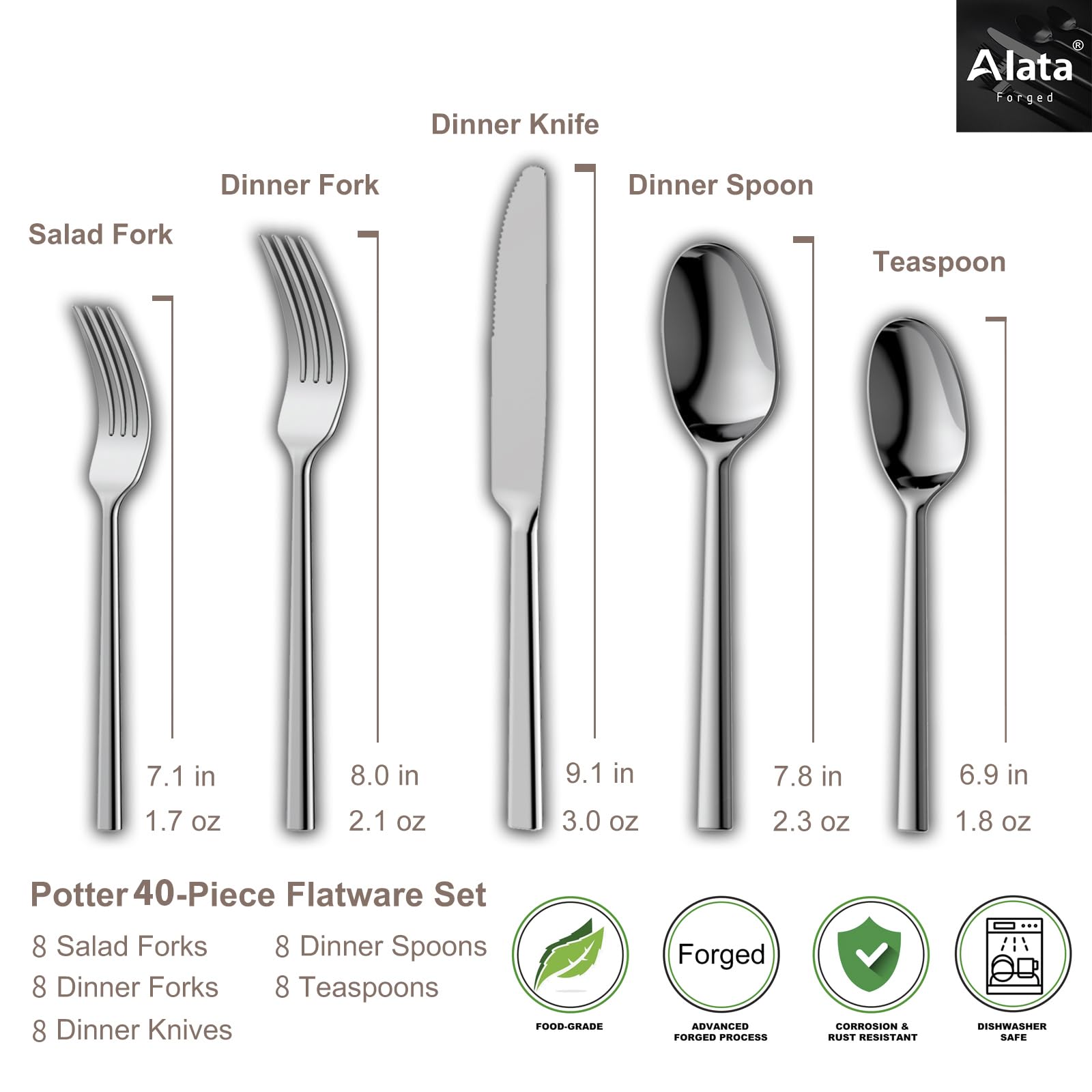 Alata Potter, perfecto para cenas familiares y banquetes.