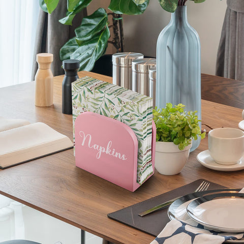ALELION porta-servilletas rosa, ideal para picnics al aire libre