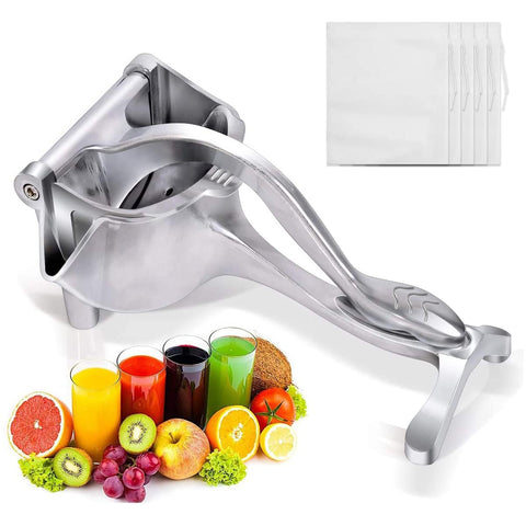 Prensa ALEEHAI de cítricos en aluminio manual, lista para exprimir limones.