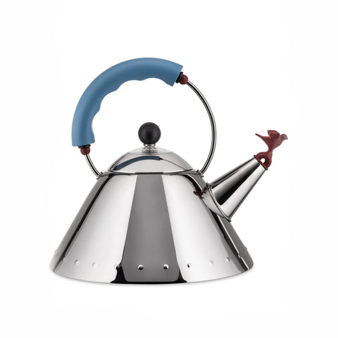 Alessi 9093 hervidor con silbato de pájaro para avisar cuando hierve