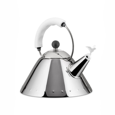 Alessi 9093 W, asa ergonómica para ver comodidad al servir.