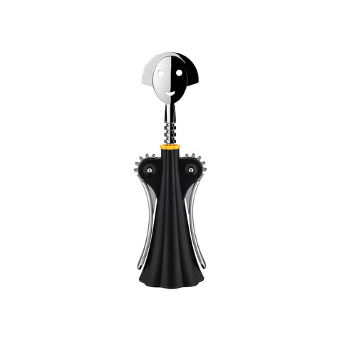 Alessi AAM01 B Anna G. abre botellas con elegancia en negro