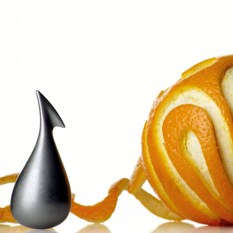 Alessi Apostrophe GCH02, rallado fino de piel de naranja para decoraciones aromáticas.