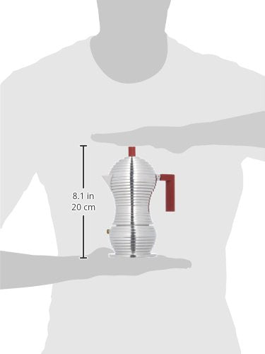 Alessi Pulcina: boquilla en forma de V para verter sin goteos.