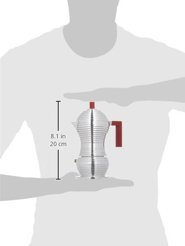 Alessi Pulcina: boquilla en forma de V para verter sin goteos.