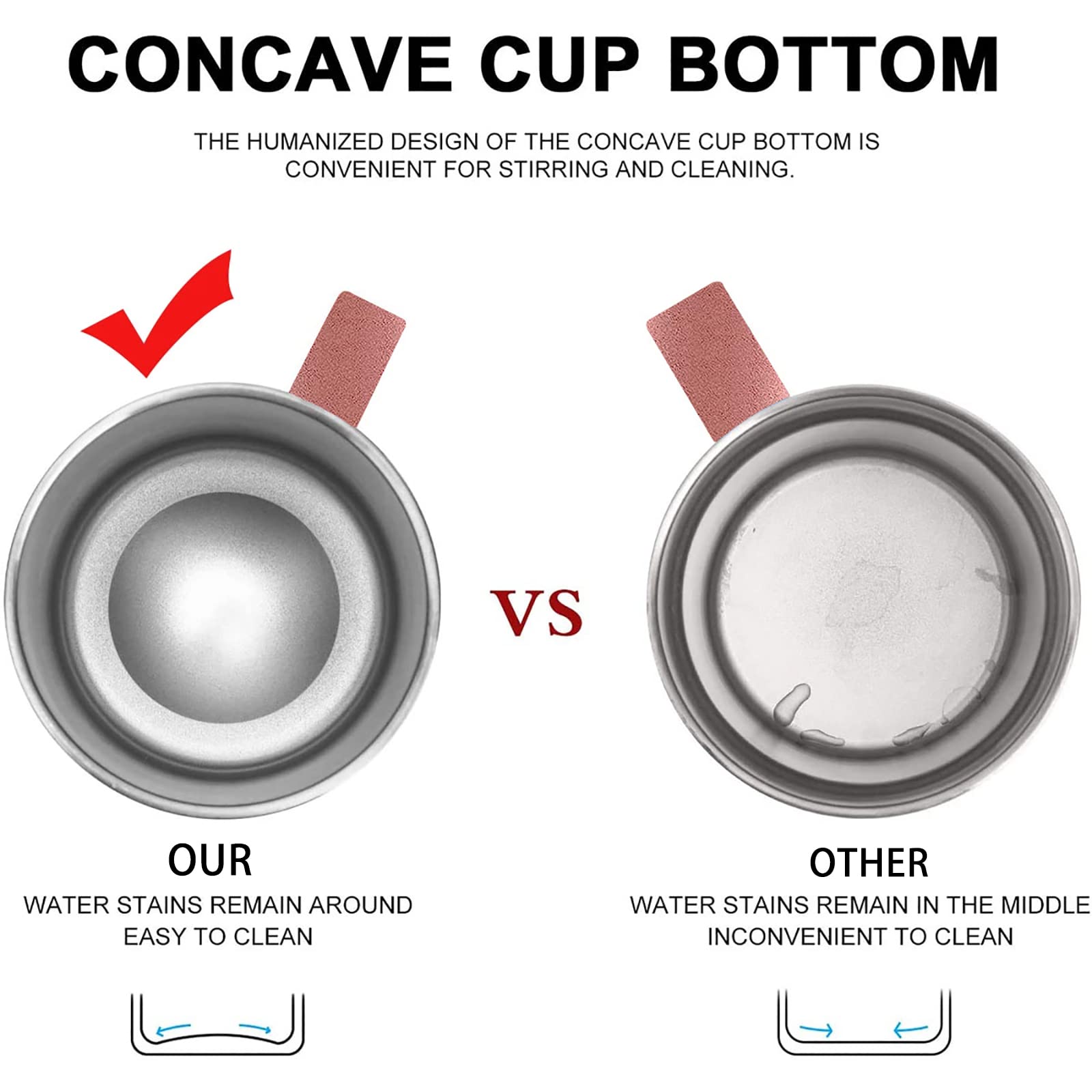 Taza Aletege con diseño ergonómico y asa cómoda.