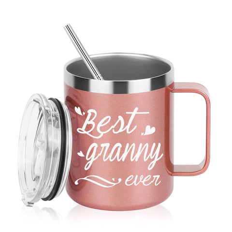 Taza Aletege con asa aislada mantiene bebidas calientes por horas.