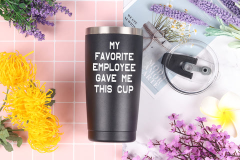 Aislamiento de doble pared en la taza Aletege 20oz negra