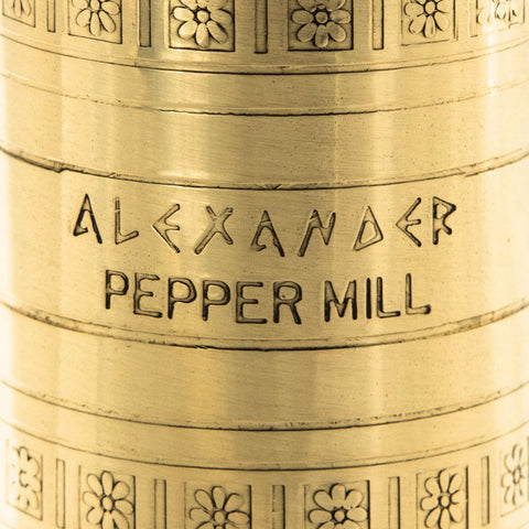 Mecanismo de molido de acero para liberar aroma al moler pimienta.