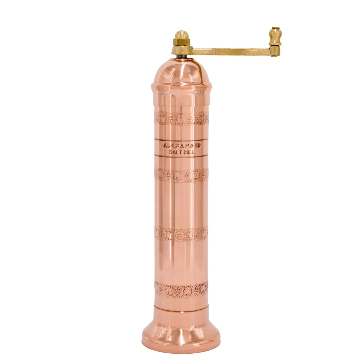 Alexander Home molino de sal griego original de 9 pulgadas para sazonar con precisión