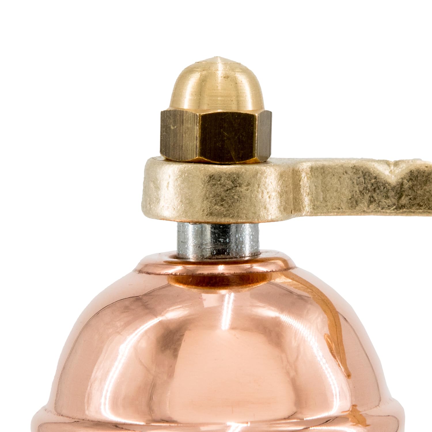 Alexander Home molinillo pimienta griego cobre, paño de pulido incluido para mantener brillo