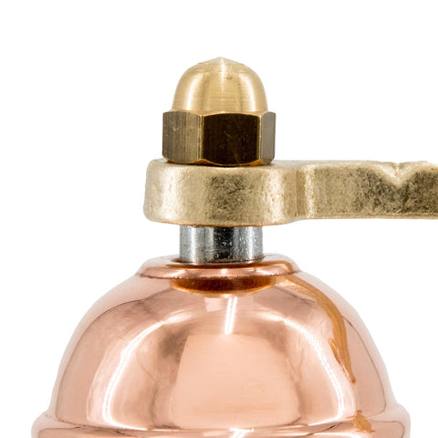 Alexander Home molinillo pimienta griego cobre, paño de pulido incluido para mantener brillo