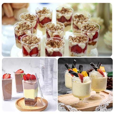 ALEXPRE goblet pequeño con mousse, ideal para degustaciones elegantes