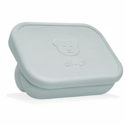 Ali+Oli Bento silicona azul, uso diario seguro y duradero.