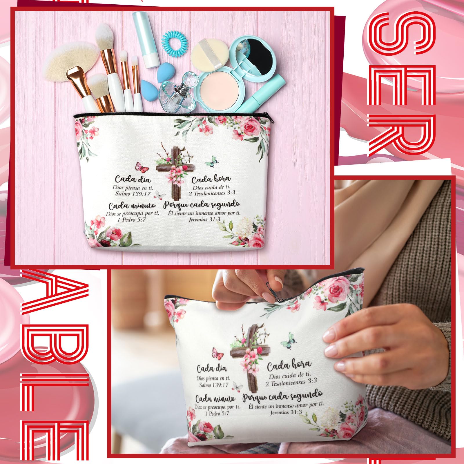 Aliceset conjunto regalo cristiano para mujeres, mensaje inspirador.