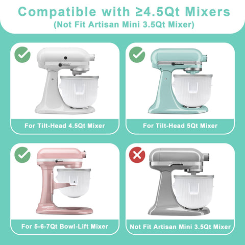 Aligat sistema de transmisión compatible con batidoras grandes.