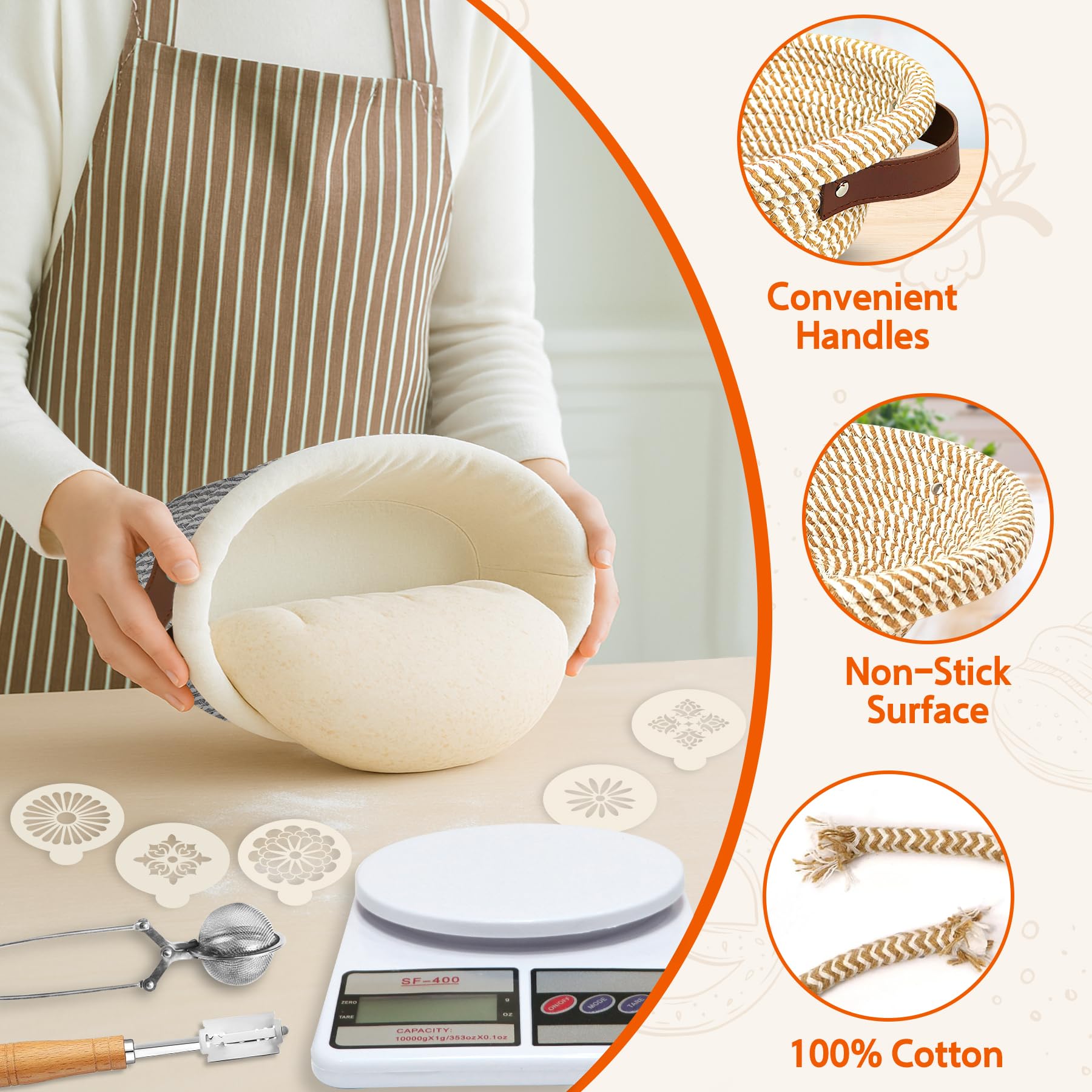 Balanza de cocina Aliggbent para medir ingredientes con precisión.