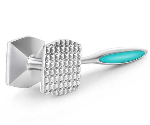 Aliglow martillo ablandador carne, lado plano para filetear y aplanar